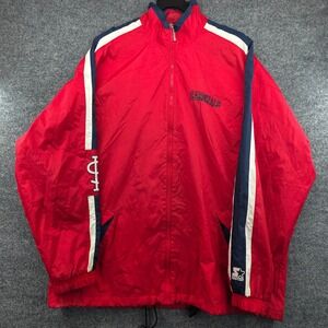 Starter St Louis Cardinals MLB Baseball‎ Jacket Windbreaker Red Mens XXL